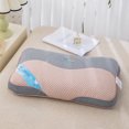 thumbnail image 1 of Almohada RXIRUCGD de cáscara de trigo sarraceno de algodón orgánico con tecnología natural para un sueño fresco y soporte cervical para quienes duermen boca arriba y de lado (almohada dura)., 1 of 6