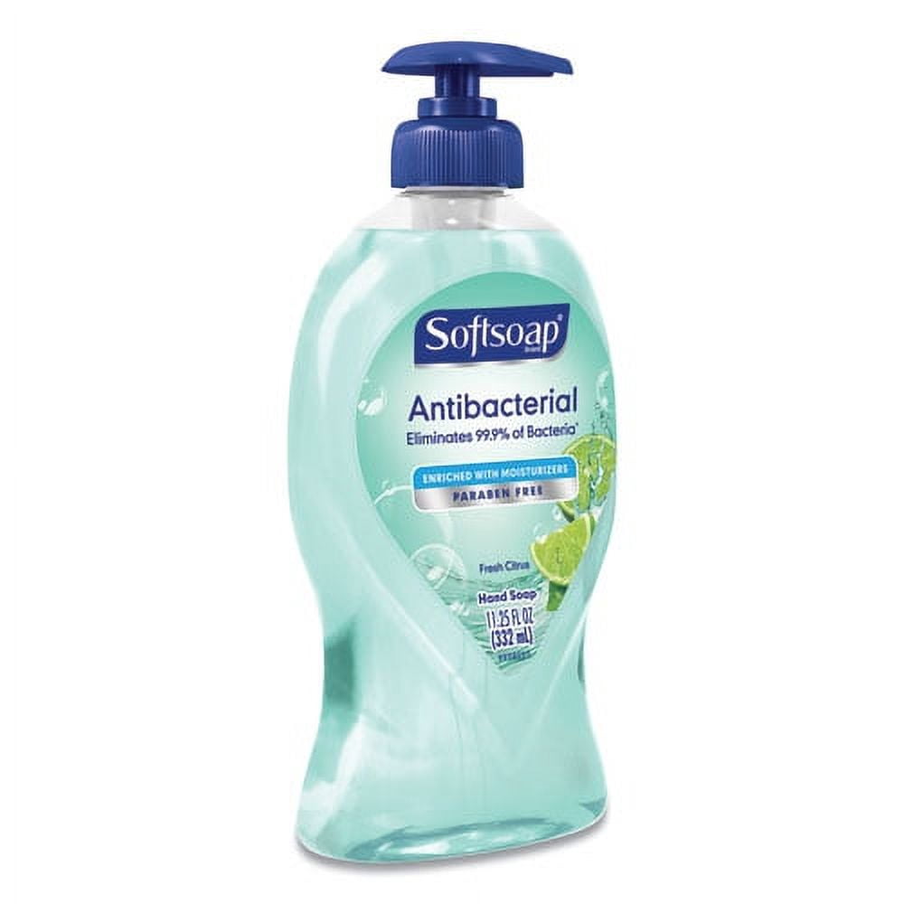 Antibacterial Hand Soap, Fresh Citrus, 11.25 Oz Pump Bottle, 6/carton | Bundle of 2 Cartons