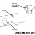 thumbnail image 4 of Holes Front Windshield Washer Wiper Nozzle Jet for Suzuki Series Set, 4 of 6