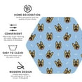 thumbnail image 3 of Honeii German Shepherd Puppy print Leather Coaster Set of 4, ideal for safeguarding your furniture from drinks spills and effortless cleanup-Hexagon, 3 of 6