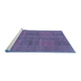 thumbnail image 2 of Ahgly Company Machine Washable Indoor Rectangle Abstract Blue Modern Area Rugs, 5' x 8', 2 of 4