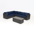 thumbnail image 1 of Innesbrook Collection 7-Piece Aluminum Patio Conversation Set with Navy Cushions, 1 of 2