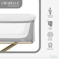 thumbnail image 4 of Evolur Orabelle Bedside Bassinet and Sleeper for Baby in Gray, Easy to Fold and Carry, 4 of 16