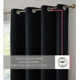 thumbnail image 6 of THD Virginia 100% Blackout Grommet Total Privacy Curtain Panels - Set of 2, 6 of 54