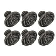 thumbnail image 3 of Tiradores De Cajón De Flores, Fácil De Instalar, Perillas De Gabinete De Rosas Antiguas De Aleación De Zinc 10 Uds Para Armarios ANGGREK Otros, 3 of 8