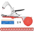 thumbnail image 1 of Amdohai Plant Tying Machine Tapener Tool for Grapes, Raspberries, Tomatoes and Vining Vegetables, Comes with Tapes, Staples and Replacement Blades Red, 1 of 7