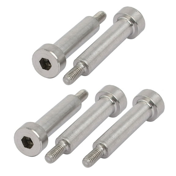 5pcs Hex Socket Shoulder Bolt 5mm Shoulder Dia 20mm Shoulder Length M3 Thread