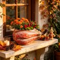 thumbnail image 4 of MYUNNIL Halloween Pumpkin Shaped Planter, Vintage Rustic Pumpkin Resin Flower Pot with Faded Texture Desigh, Durable Practical Decorative Container for Indoor Garden Yard Decor, 4 of 6