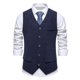 thumbnail image 1 of Camiseta sin mangas con cuello en V para hombre, blusa de poliéster con botones, bolsillos y cuello en V a la moda., 1 of 9