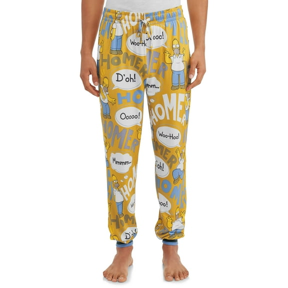 The Simpsons Men's Hecka Homers Sleep and Lounge Pants