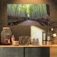 thumbnail image 1 of Arashiyama Bamboo Path Japan - Forest Canvas Wall Art Print, 1 of 3