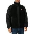 thumbnail image 2 of Tommy Jeans Mix Media Sherpa Jacket, Black, 2 of 8
