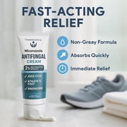 Tender Gentle Miconazole Antifungal Cream for Skin - 4 oz - Miconazole Nitrate for Jock Itch, Athlete's Foot, Itching, and Ringworm