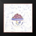 thumbnail image 2 of Pallan, Nancy S. 12x12 Black Modern Framed Museum Art Print Titled - Toile and Berries II, 2 of 5