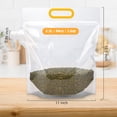 thumbnail image 2 of xianlin-4-Piece Cereal Storage Pouches(2.5L),Sealable Zip lock Cereal Storage Containers with Lids.Reusable Sealable Bags For Kitchen Organization Beans, Rice, Oatmeal, Grain, Flour, Barley., 2 of 4