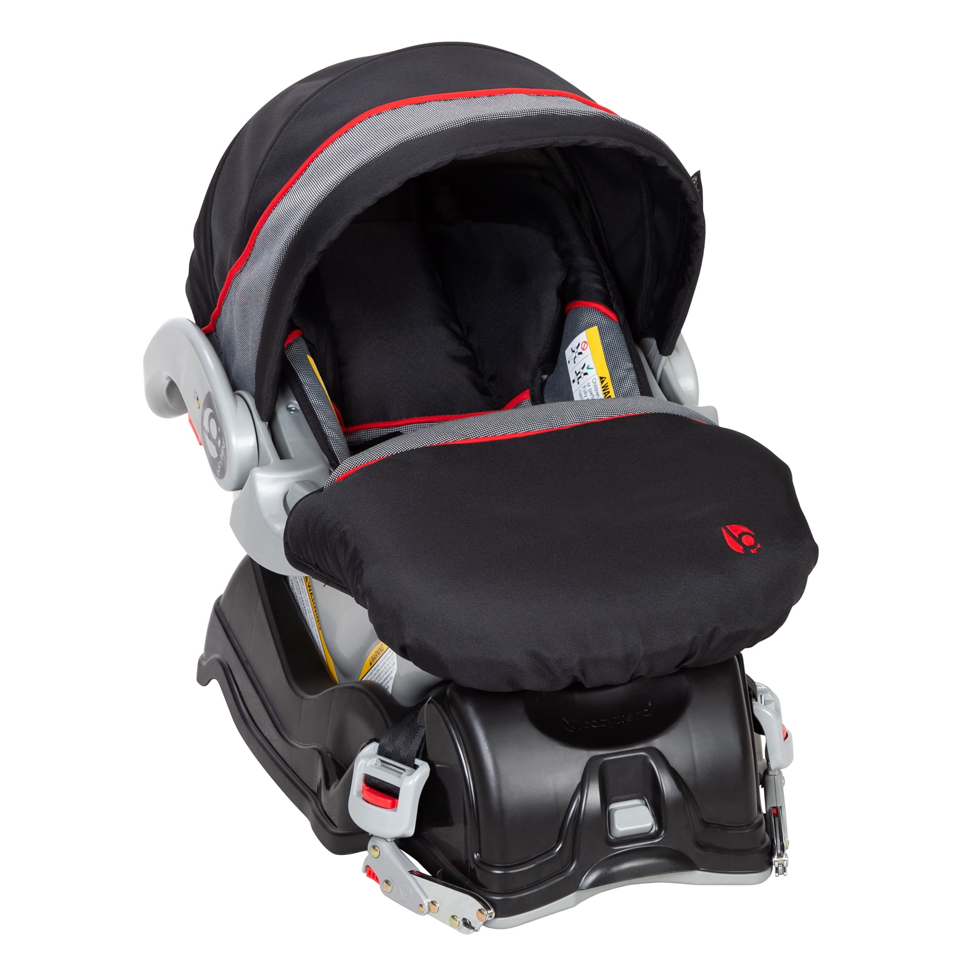 Baby Trend EZ Flex-Loc 30.00 lbs Infant Car Seat, Solid Print Black