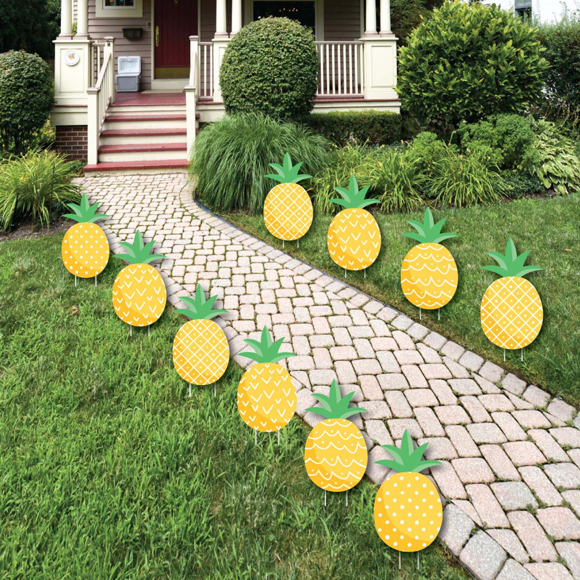 Garden 2.3 Meters Home Decoration Pineapple Shaped Colour Party Bunting