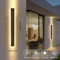 thumbnail image 3 of LED Wall Light Sconce Outdoor Modern Lamp Exterior Lights Long Strip Waterproof, 3 of 11