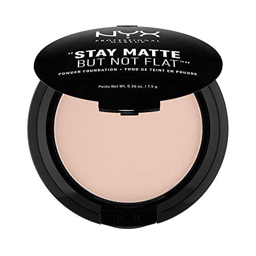 NYX PROFESSIONAL MAKEUP Stay Matte But Not Flat Powder Foundation, Porcelain