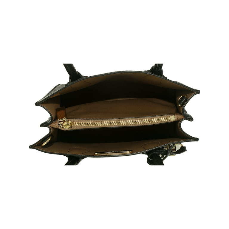Michael Kors Mercer Medium Pebbled Leather Crossbody Bag- Black