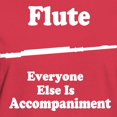 thumbnail image 3 of CafePress - Funny Flute Gift Women's Dark T Shirt - Women's Traditional Fit Dark T-Shirt, 3 of 4
