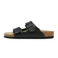 thumbnail image 5 of Bruno Marc Men's Cork footbed Sandal Beach Slides with Adjustable Buckle Straps, 5 of 6