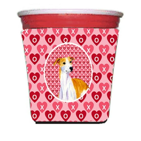 

Whippet Valentines Love And Hearts Red Solo Cup Hugger - 16 To 22 oz.