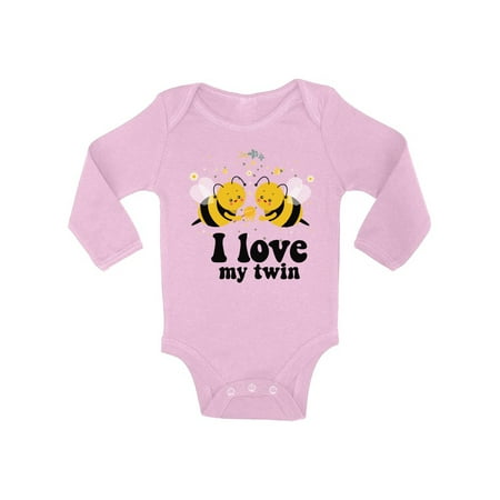 Awkward Styles Twin Baby Bodysuit Long Sleeve Cute Baby Shower Gifts