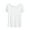 White, variant on Sleep Shirts for Women - Pajama Tops for Women,Modal Round Neck Solid Color Pajamas Top