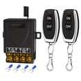 thumbnail image 1 of Barreras de puerta con interruptor remoto inalámbrico de control remoto de 8 V/12 V/24 V/48 V/72 V/86 V CC, 30 A, con alcance de 100 m para sistemas de seguridad con alarmas antirrobo., 1 of 5
