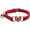 Red, variant on Miaocao Heart Bling Cat Collar with Safety Belt and Bell Adjustable 8-10 inches for Kitten Cats (Black Pink)