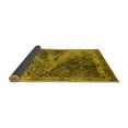 thumbnail image 2 of Ahgly Company Indoor Round Oriental Yellow Industrial Area Rugs, 6' Round, 2 of 4