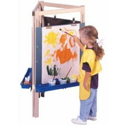 EASEL 3 SIDED ADJUSTABLE DRY ERASE