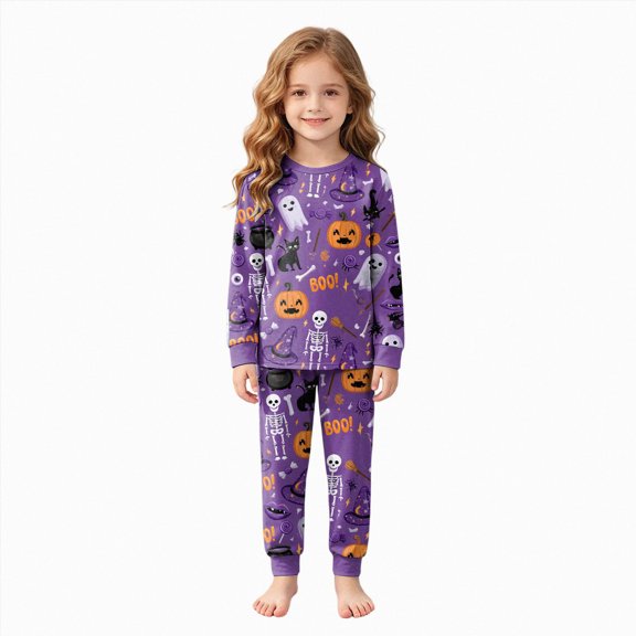 Leey-World Toddler Boys Pajamas 3t Toddler Pajamas, Two-Piece Long Sleeve Pajama Set Toddler Sleepers Loungewear Long sleeve Pjs for Girls 6 9 12 18 24 Months 2T 3T 4T