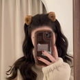 thumbnail image 5 of Jiibva 4Pcs Cute Plush Cat Ear Hair Clips Soft Cat Ears Shape Small Bangs Claw Clips Cat Ear Mini Headpiece Fashion For Women, 5 of 7