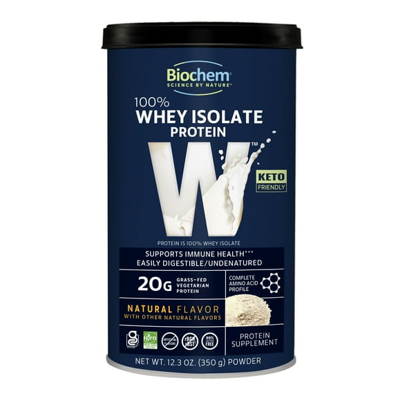 Biochem 100% Whey Protein-Natural 12.3 oz Powder
