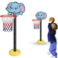 thumbnail image 2 of Adjustable Height Standing Basketball Hoop for Indoor and Outdoor Play - Kids Basketball Stand with Hanging Backboard & Sports Shooting Frame Toy for 𝗕𝗼𝘆𝘀 𝗮𝗻𝗱 𝗚𝗶𝗿𝗹𝘀, 2 of 9