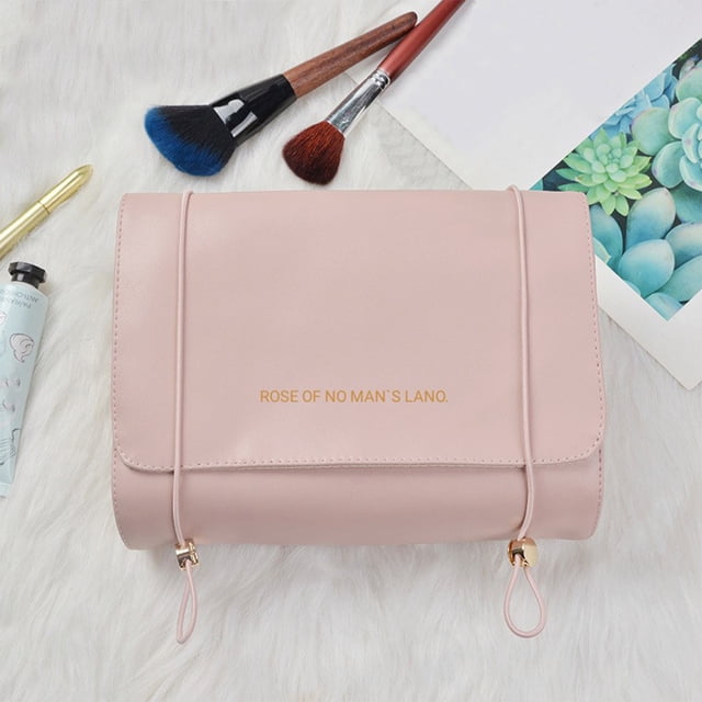 RKSTN Travel Toiletry Bag Large Capacity Travel Cosmetic Bag for Women,Makeup Bag Travelling Leather Cosmetic Bag ,Multifunctional Storage Travel Makeup Cosmetic Bag