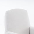 thumbnail image 4 of Noble House Nesta Upholstered Glider Rocking Chair, Reclining Nursery Armchair with Adjustable Footrest, Ivory, 4 of 21
