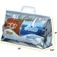thumbnail image 4 of Superio Reusable Grocery Bags Insulated Cooler Bag Thermal Grocery Shopping Bag for Hot Cold Food Delivery Bags (6, "x5.5"x8.5"), 4 of 5