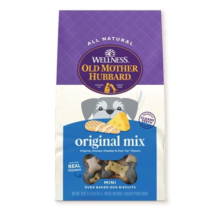 (Pack Of 6) Old Mother Hubbard Dog Treat Asrtmnt Original Mini 20 Oz