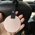 thumbnail image 5 of Car Seat Back Hook | Leather Concealed Hanger | Hidden Storage Solution | Universal Fit for All Vehicles | Durable Holder for Bags and Accessories | Black or Pink | 24x9x1 cm | 1 Pack, 5 of 6