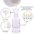 thumbnail image 3 of Glass Dropper Bottle 24 Pack Clear Glass Bottles Empty With 2 Funnels 2 Long Pipettes, 30ml Eye Dropper Bottles, 3 of 5