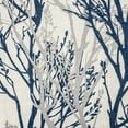 thumbnail image 6 of DriftAway Tree Branch Linen Blend Abstract Ink Printing Lined Thermal Insulated Window Curtain Valance Rod Pocket 52 Inch by 18 Inch Plus 2 Inch Header Blue, 6 of 9