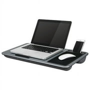 LapGear LapDesk Deluxe - Notebook pad - 17" - silver carbon