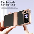 thumbnail image 6 of Allytechgroup Galaxy Z Flip 3 Case, Slim Fit Hinge Protection Shockproof Anti-Scratch Lightweight Plating Cover Case for Samsung Galaxy Z Flip 3 5G, Black, 6 of 7