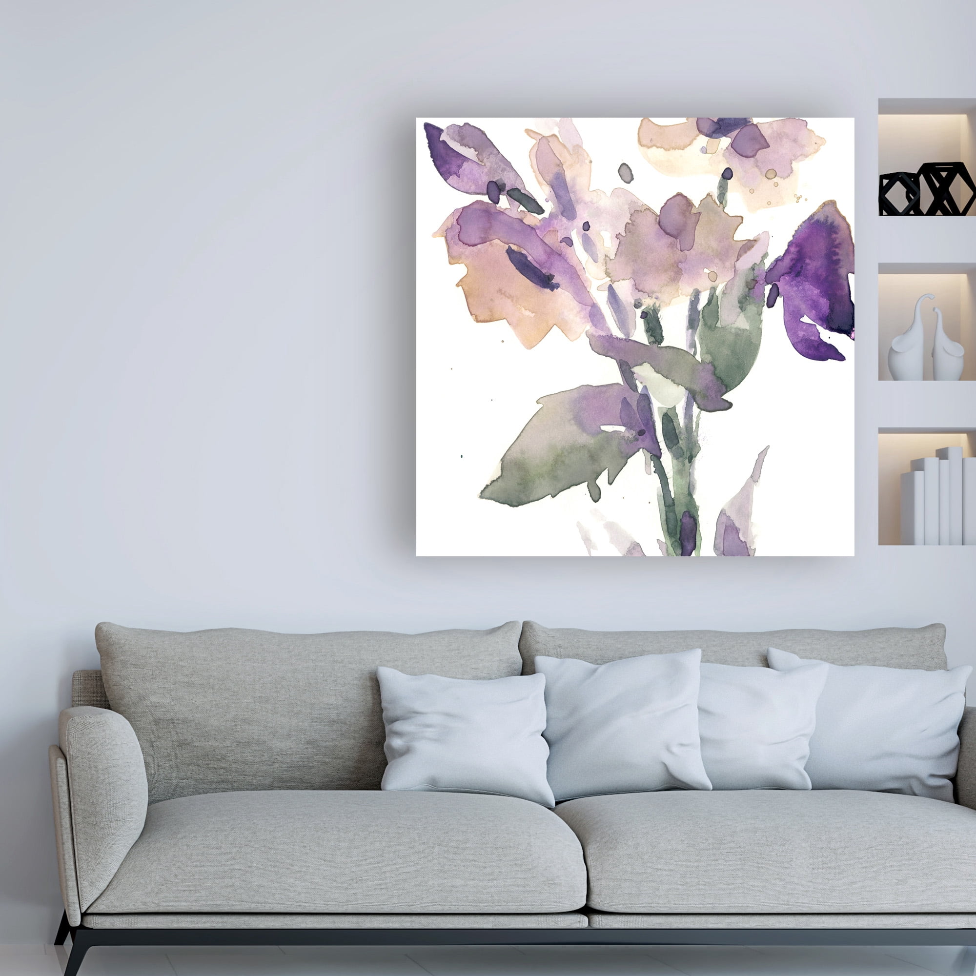 Trademark Fine Art 'Garden Blooms II' Canvas Art by Samuel Dixon