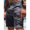 thumbnail image 2 of Men'S Cargo Shorts:Outdoor Wear with Multi-Functional Pockets Gray XXXL, 2 of 5