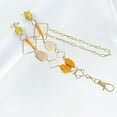 thumbnail image 4 of 1 PC Geométrico Grasina Collar de collar amarillo Ségulo de cadena de insignia Collar, 4 of 5