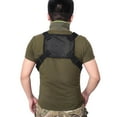 thumbnail image 4 of Bolsa de pecho para hombres, bolsa pecho de moda, paquete de arnés, bolsas ligeras de utilidad para hombres, mujeres, , Negro Baoblaze bolsa de pecho para deportes al aire libre, 4 of 8